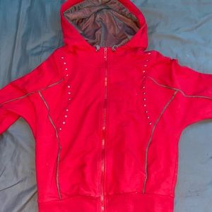 Red hoodie